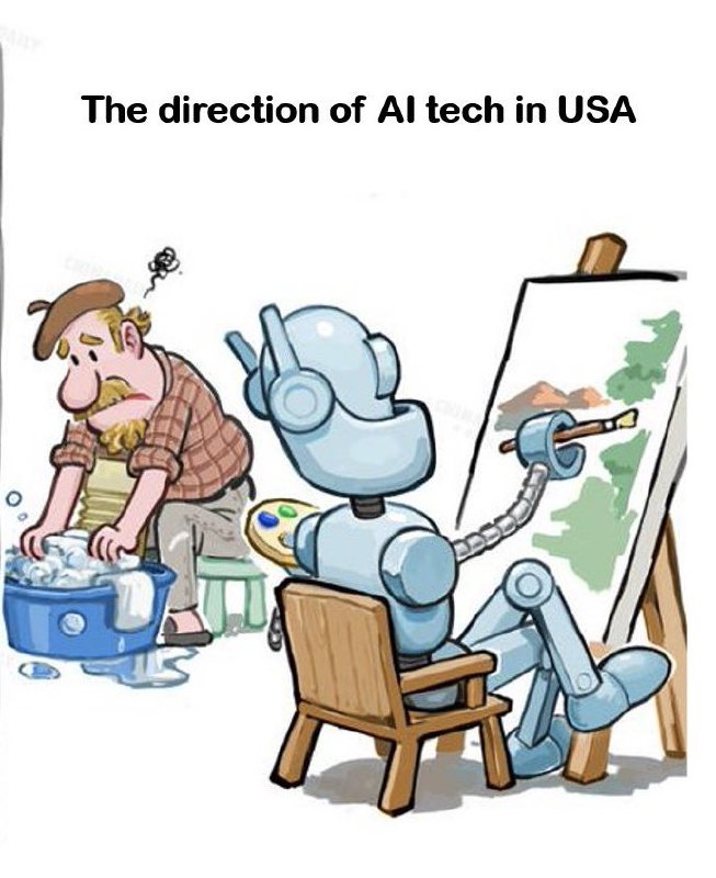 #AI in China #AI in USA最后一张是原图#AI in China #AI in USA最后一张是原图
