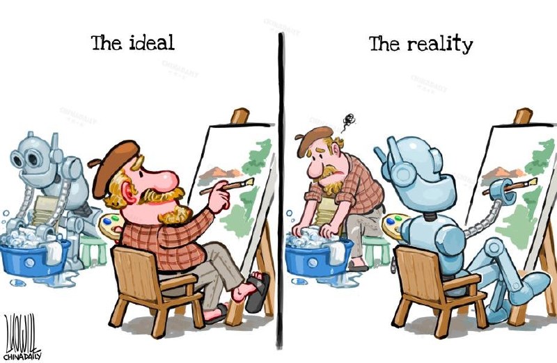 #AI in China #AI in USA最后一张是原图#AI in China #AI in USA最后一张是原图