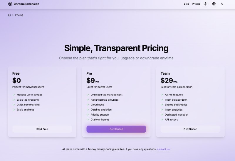 分享一个简单易使用、seo 友好的 next.js 模板，没有复杂的操作和配置，适合快速搭建一个落地页、saas 网站等
