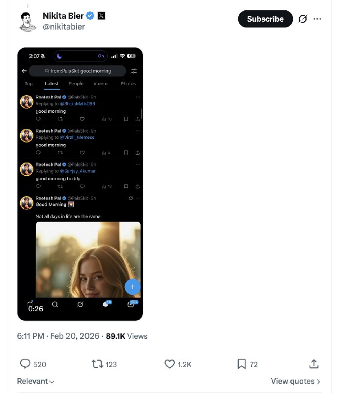 #出海运营秘籍👉@yunying23用ai来符合x算法流量喜好自动化的人，可能没想过账号被封的风险