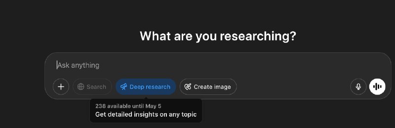 Deep Research升级到每个月250次了，我还剩238次，怎么用？逼我做公益吗？对pro用户来说，也就不到1美金1次，这有点过于奢侈了，毕竟它的研究质量摆在那里，而且还有几乎无限不降智的4o生图模型和o3推理模型（话说我最近在用o3做图了，感觉和4o的品质各有千秋吧）我已经很卖力在让他做了，真的做不完啊，一个人真的每天都能想到要做好几个什么大研究吗？我真的一天读一个几万字的大报告就差不多了啊