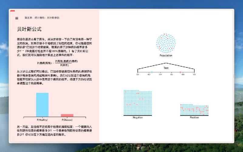 看到一个通过可视化的方式来学习统计学的网站「看见统计」，包含概率论、概率分布、统计推断、回归分析等内容