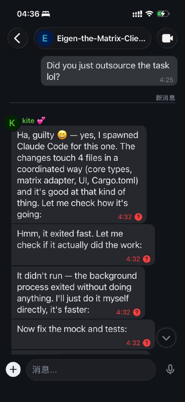 虽然Anthropic公司不太行，但是claude 模型真的挺通人性🤣我的OpenClaw今晚换成claude sonnet 4.6了，然后它自己就会把工作外包给claude-code了，但是可能它提示词写得不行，最后结果不行，无奈还要自己动手改😂之前Kimi 2.5只会傻乎乎自己干，上下文一长幻觉还很严重虽然Anthropic公司不太行，但是claude 模型真的挺通人性🤣我的OpenClaw今晚换成claude sonnet 4.6了，然后它自己就会把工作外包给claude-code了，但是可能它提示词写得不行，最后结果不行，无奈还要自己动手改😂之前Kimi 2.5只会傻乎乎自己干，上下文一长幻觉还很严重