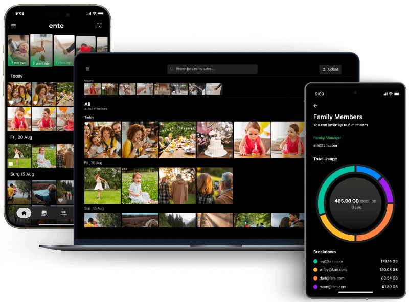 HackerNews 上今日最火开源库：Ente