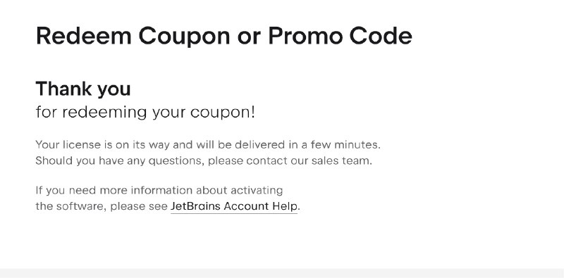 免费兑换一年 jetbrain all products兑换码：DataGrip2025兑换地址： 