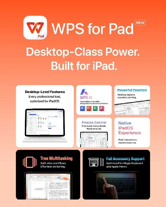 WPS for iPad国际版，全球发布上架WPS for iPad国际版，全球发布上架