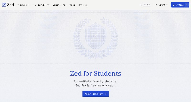 Zed出教育优惠了，学生免费获得1年pro plan填入教育邮箱申请即可，我已经申请了一个，马上就通过了