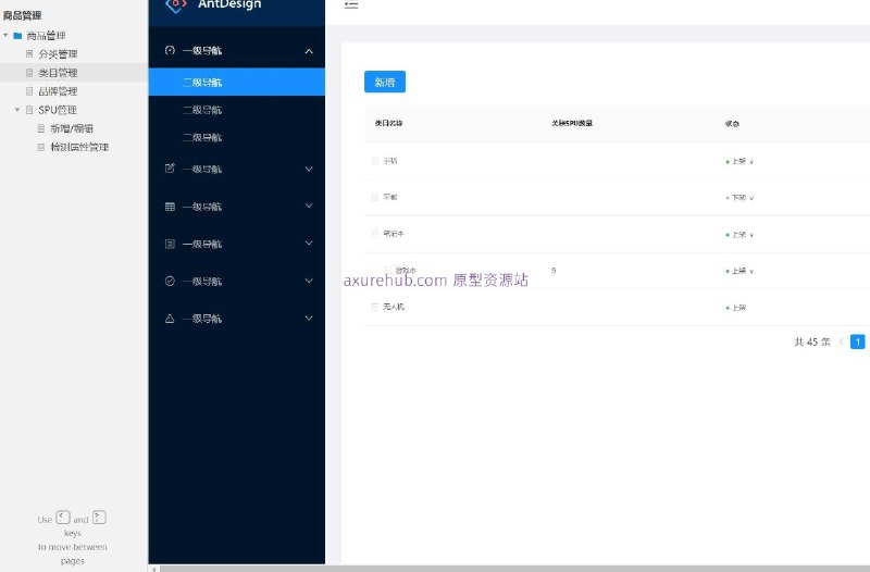原型项目介绍：这个原型项目是一个商品管理平台，旨在为企业提供全面的电子商务商品管理解决方案