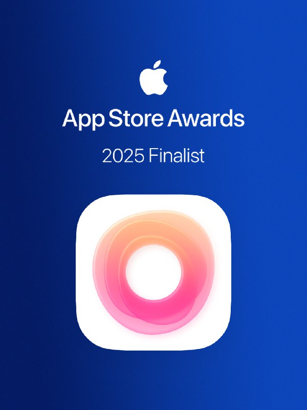 潮汐刚刚入围了 Apple 2025 年度应用 🤯🍃🫧原文：