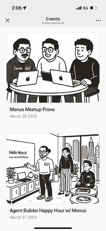 不知不觉，Manus 已经办了这么多 meetup 了呀！