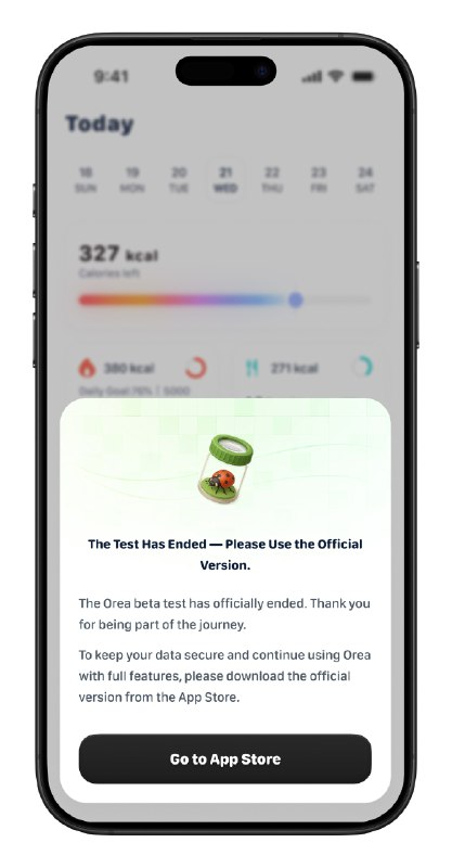 内测结束时，我一般会给用户一个强制弹窗，告知内测已结束，同时引导用户去更新到正式版，所以给新产品设计了这个页面