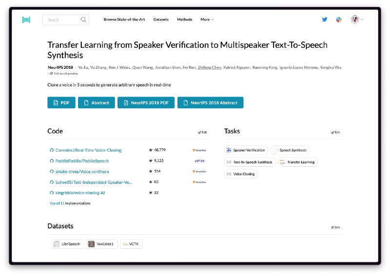 #程序员推荐一个超实用的网站，Papers with code，
