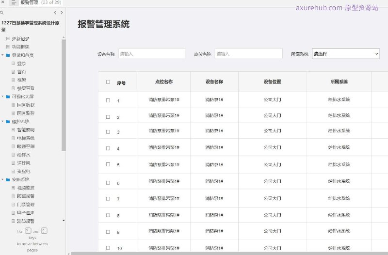 智慧楼宇管理系统设计原型原型介绍： 这是一个智慧楼宇管理系统的设计原型，旨在通过集成多种智能系统来提升楼宇管理的效率和智能化水平