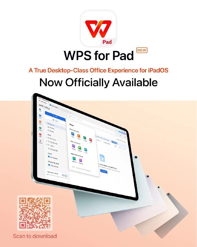 WPS for iPad国际版，全球发布上架WPS for iPad国际版，全球发布上架