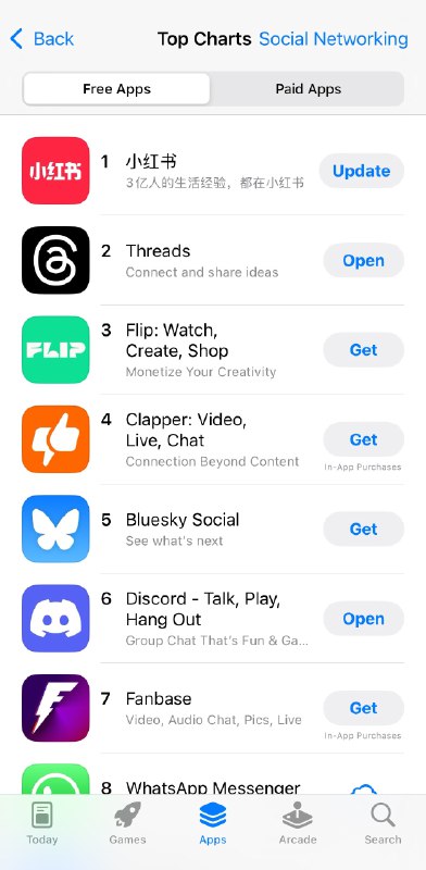 切换系统语言看了眼，小红书在美区 App Store 上架的也是简体中文版本的 App 信息