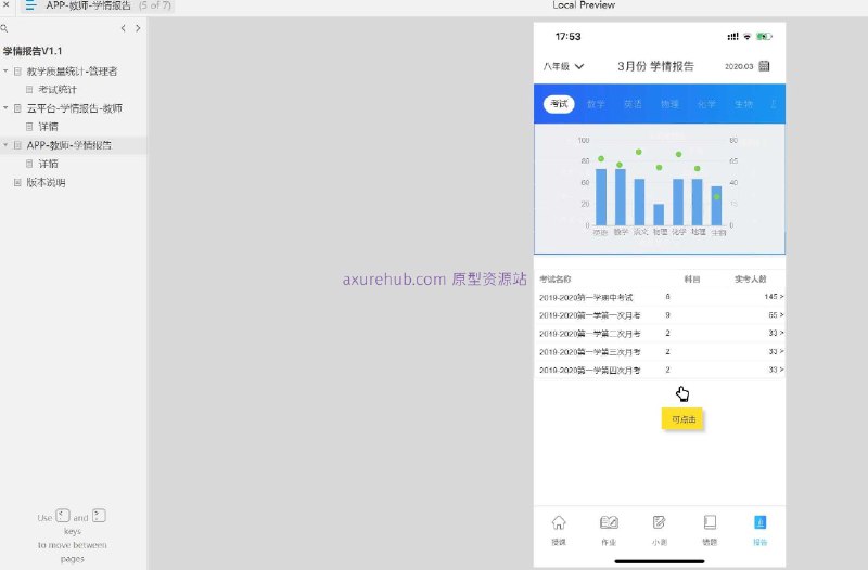 原型项目介绍：**项目名称：**教学质量统计-管理者原型介绍：这是一个用于教育行业的原型设计，旨在帮助管理者和教师更有效地统计和分析教学质量