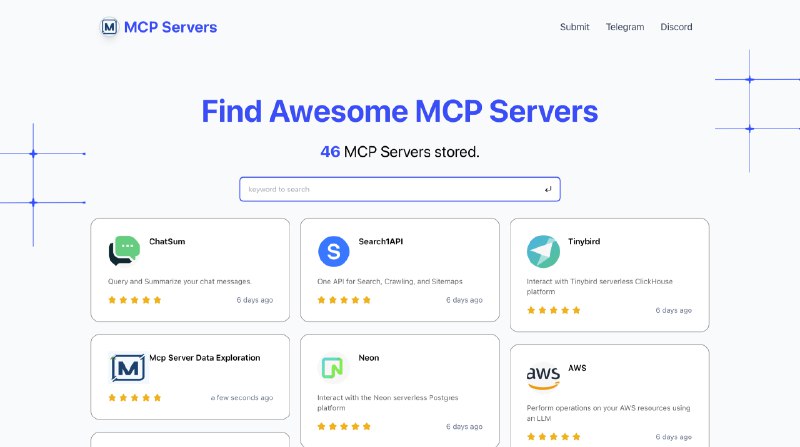 #开源开源一个 MCP Servers 导航站，在去年开源的 gpts-works 项目基础上做了升级：1. 页面配置化