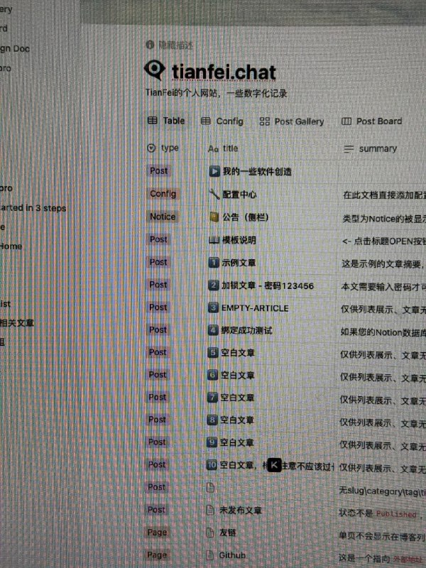 有没有人也玩notion next？组个队😃昨天决定重启停滞了十几年的博客