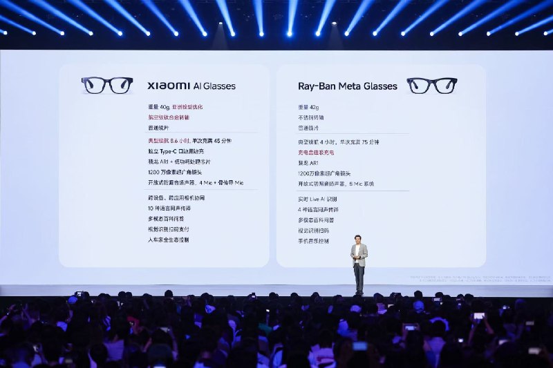 妈耶，小米AI眼镜绝了在各种路透里，我们只知道它也是第一人称相机，能沉浸式拍摄；更是开放式耳机，全天佩戴舒适聆听，还是随身AI入口，一句话完成百科问答、扫码支付，全面解放双手