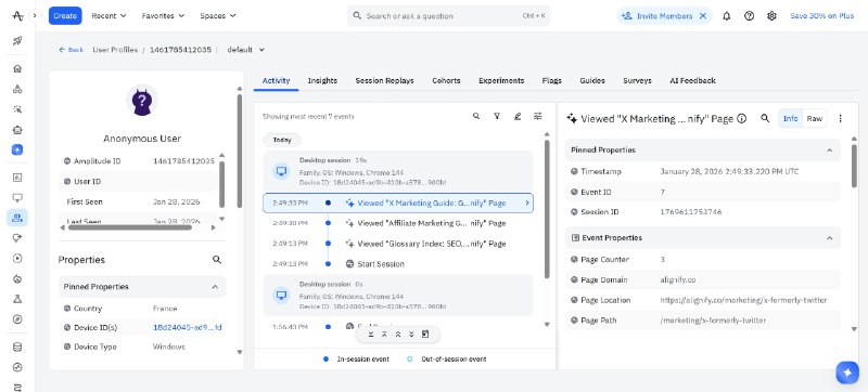 #出海运营秘籍👉@yunying23你别说你还真别说，Mixpanel，PostHog，Amplitude都还挺准的，数据真能对上；不是我写的不好吗，这个ChatGPT跳转过来的法国人看两下就跳到其他页面去了🤨#出海运营秘籍👉@yunying23你别说你还真别说，Mixpanel，PostHog，Amplitude都还挺准的，数据真能对上；不是我写的不好吗，这个ChatGPT跳转过来的法国人看两下就跳到其他页面去了🤨