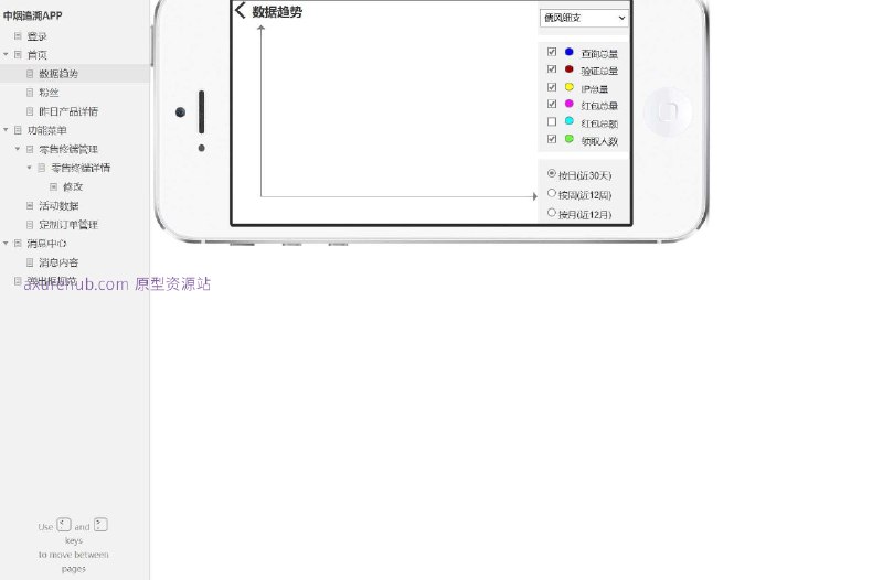 原型项目介绍：这个原型项目是一个名为“中烟追溯APP”的移动应用，旨在为烟草行业提供产品追溯和管理服务