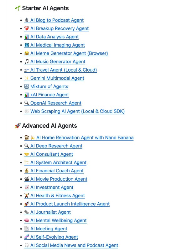 想写个 LLM 应用，脑子里全是 AI Agents 和 RAG 这些大词儿，真要动手写代码时却卡壳GitHub 上有个叫 awesome-llm-apps 的仓库特别实用