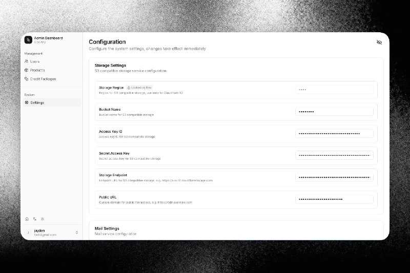 Hi，大家好！新年快乐！我们开源了一个基于 TanStack Start 的全栈 SaaS 模板，自带：Landing Page 组件、认证、支付、积分系统、文件存储、埋点分析、国际化（i18n）、AI 接口、博客、文档系统、权限管理（RBAC）、管理后台等，开箱即用