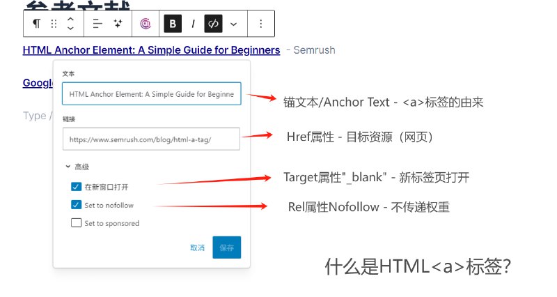HTML anchor/a标签的SEO指南：属性配置+权重传递前因：