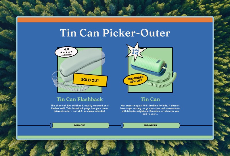 有一个融了 1200 万美金的创业公司，给孩子们做「没有屏幕的电话」，我一时恍惚，今夕是何年？