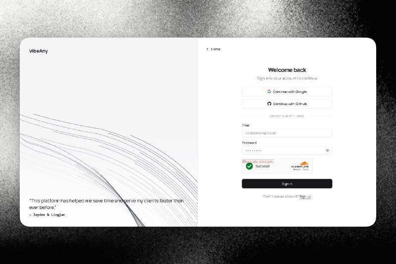 Hi，大家好！新年快乐！我们开源了一个基于 TanStack Start 的全栈 SaaS 模板，自带：Landing Page 组件、认证、支付、积分系统、文件存储、埋点分析、国际化（i18n）、AI 接口、博客、文档系统、权限管理（RBAC）、管理后台等，开箱即用