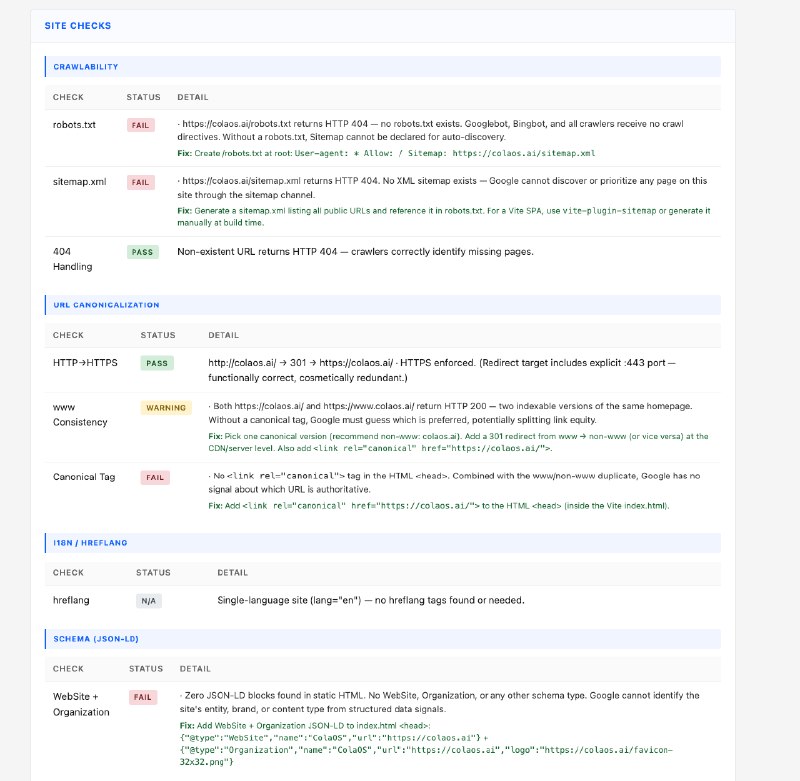 seo-audit-skill - SEO Basic 报告基本 V1.0 了：开源 + 免费，期待交流～地址：