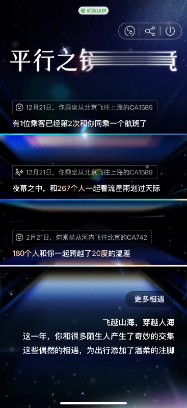#出海运营秘籍👉@yunying23航旅纵横的年终盘点还是蛮有意思火山引擎这波广告打的真好🫣明年希望可以少飞几次（开始许愿）不盘点不知道飞行的累🌠#出海运营秘籍👉@yunying23航旅纵横的年终盘点还是蛮有意思火山引擎这波广告打的真好🫣明年希望可以少飞几次（开始许愿）不盘点不知道飞行的累🌠