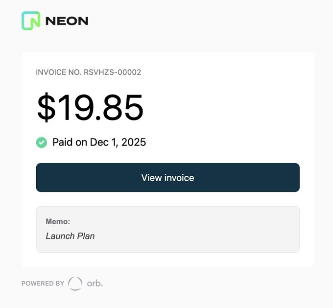 帮你们测好了，Neon 真的不经用，放了几个测试服务的数据库和一个导航站的数据库，就收到这么贵的账单，以后尽量用 Supabase 吧😅