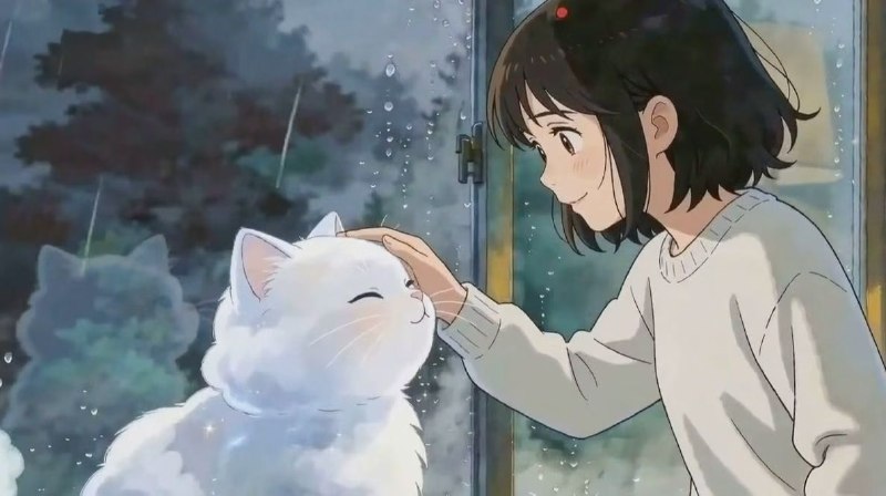 第一次尝试肝一部1分钟的AI动画短片，叫做《云猫与女孩》，效果还不错哈哈，脑子里第一感觉冒出来的是幻想+治愈的题材，全程没有对白，没什么故事性，只是一种情绪感受，全程遵循了从故事大纲、分镜脚本、人物设定、分镜图、视频生成到剪辑，麻雀虽小五脏俱全，保证了人物和场景的一致性，有兴趣可以找我看！第一次尝试肝一部1分钟的AI动画短片，叫做《云猫与女孩》，效果还不错哈哈，脑子里第一感觉冒出来的是幻想+治愈的题材，全程没有对白，没什么故事性，只是一种情绪感受，全程遵循了从故事大纲、分镜脚本、人物设定、分镜图、视频生成到剪辑，麻雀虽小五脏俱全，保证了人物和场景的一致性，有兴趣可以找我看！