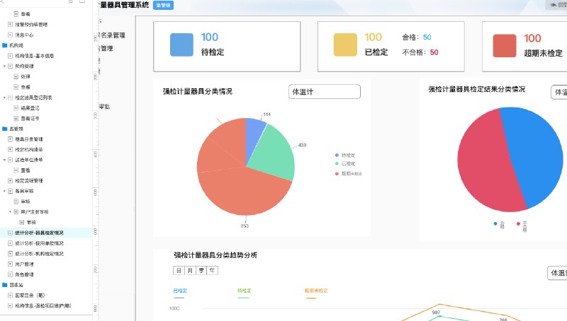 强检计量器具管理系统是一种用于管理和监控强制性检验计量器具的信息化系统