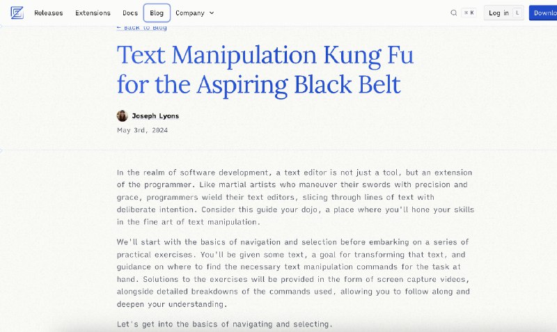 “在软件开发的领域中，文本编辑器不仅仅是一个工具，更是程序员的延伸