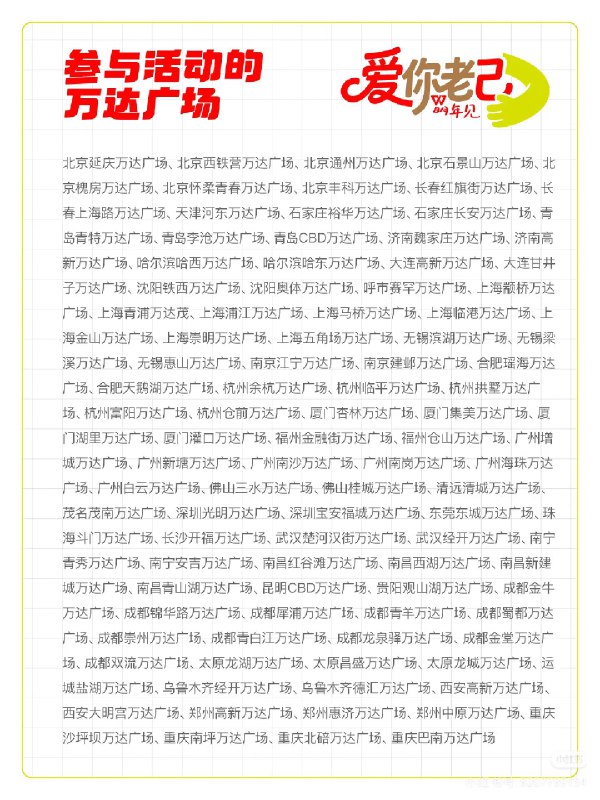 #出海运营秘籍👉@yunying23在2025 尾声，WPS携手万达广场发起了一场关于“自我”的收集计划将《爱你老己，明年见.pptx》 放上大屏“老己，落子无悔，抉择本身就是向前