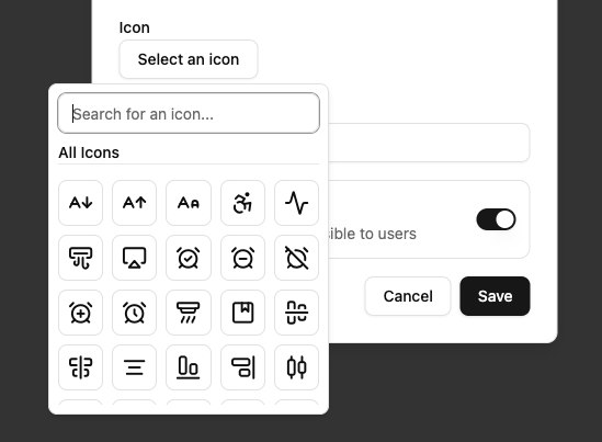 推荐一个实用的开源组件：shadcn-iconpicker