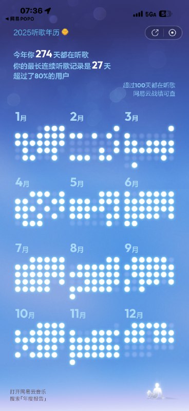 2025 网易云音乐年度报告来了今年是第九年了，早上八点活动上线的那一刻，苹果手表还是会蹦出当前心率过高的提示…2025 网易云音乐年度报告来了今年是第九年了，早上八点活动上线的那一刻，苹果手表还是会蹦出当前心率过高的提示…