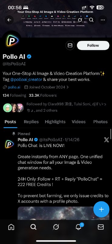 12 月份 SimilarWeb 的浏览量来看，现在 higgsfield基本上是一骑绝尘