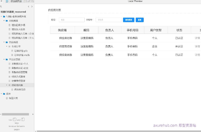 原型文档包含内容：增加四级乡镇：为系统添加更细致的地理位置信息