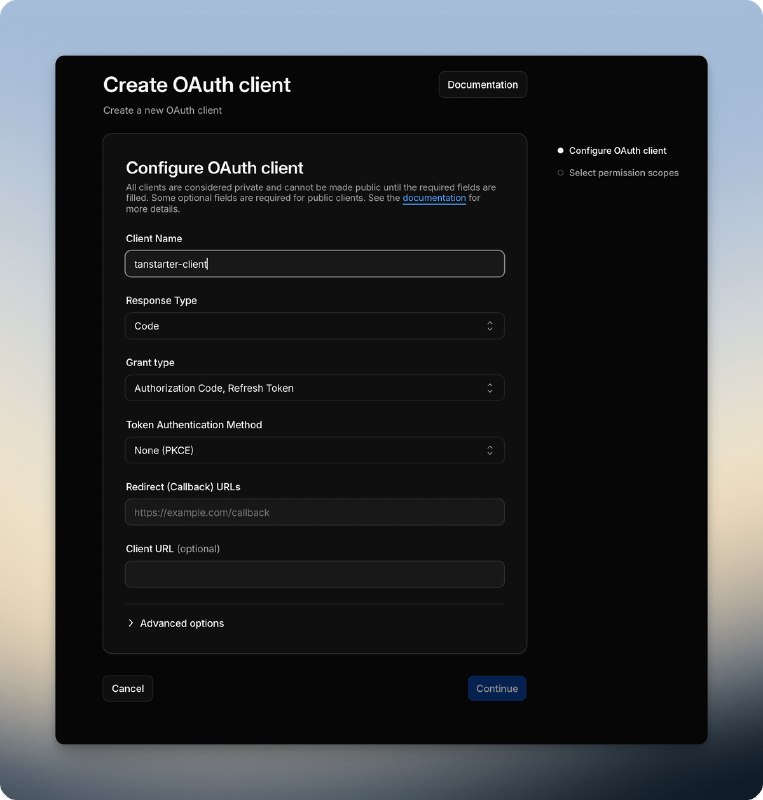 说曹操，曹操到昨天还在咨询 AI 关于 Cloudflare 是否支持 Oauth 鉴权结果今天就看到 Cloudflare 更新，支持创建 Oauth Client现在你可以创建应用，让用户通过 Cloudflare 登录了，用户授权之后，就可以操作账号下的资源，创建数据库、存储，部署网站也是没问题的了理论上 TanStarter 项目可以实现，用户登录应用，输入项目名，描述网站干嘛的，接下来的流程全自动化，一个现成的网站就上线了！
