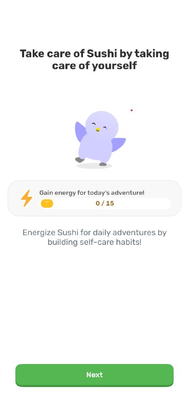 Finch太可爱了以养宠物为创意核心，做Self-Care，照顾自己的同时，宠物获得能量