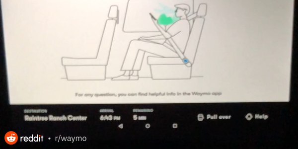 4 Minute Full Video in Waymo One - No Driver; Short Trip