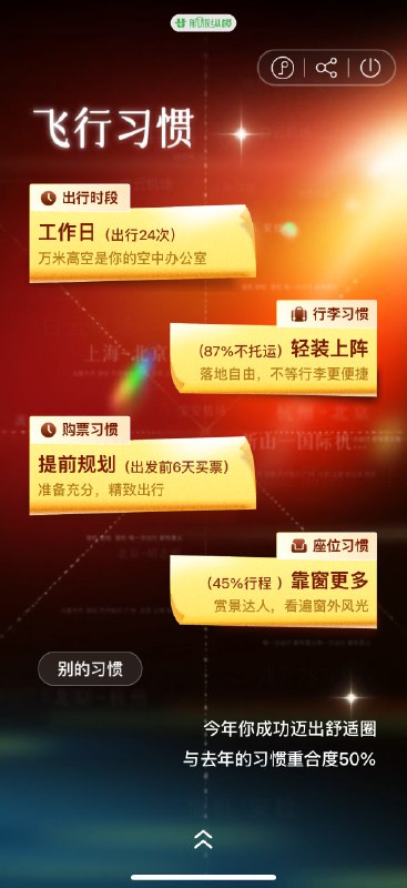 #出海运营秘籍👉@yunying23航旅纵横的年终盘点还是蛮有意思火山引擎这波广告打的真好🫣明年希望可以少飞几次（开始许愿）不盘点不知道飞行的累🌠#出海运营秘籍👉@yunying23航旅纵横的年终盘点还是蛮有意思火山引擎这波广告打的真好🫣明年希望可以少飞几次（开始许愿）不盘点不知道飞行的累🌠