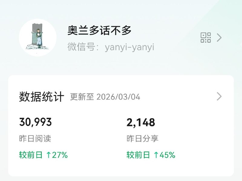 #出海运营秘籍👉@yunying23最近有关注我公众号的朋友来和我交流，说我的文章数据很好，问我有什么起号的方法