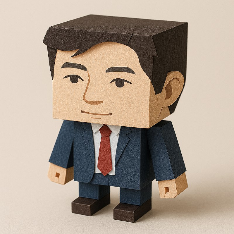 GPT-5生成的大佬们，box-shaped papertoy 系列人物，大家感觉有喜感吗GPT-5生成的大佬们，box-shaped papertoy 系列人物，大家感觉有喜感吗