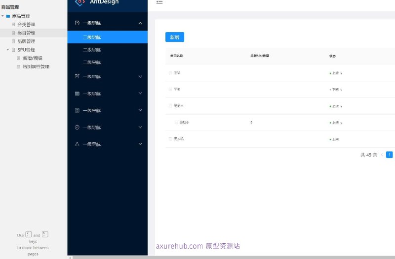 原型项目介绍：这个原型项目是一个商品管理平台，旨在为企业提供全面的电子商务商品管理解决方案