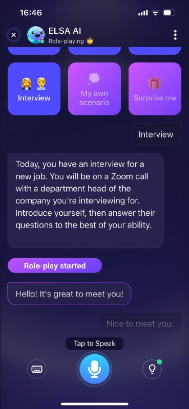 国内程序员找外企或者海外工作一个很重要的问题就是口语不行，张不开嘴，发音有问题，我的学生都说我的口语和发音不错，开个帖子分享下学习英语口语的几个优质工具和资源以及方法：首先分享一个学英语口语的神器：ElsaElsa 应该是这方面最出名的App，专攻口语发音，超过 4000万人下载，苹果商店和谷歌商店评分都很高