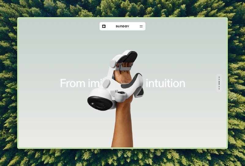 Sunday 的官网又有干货又有审美，绝了Sunday | The helpful robotics company